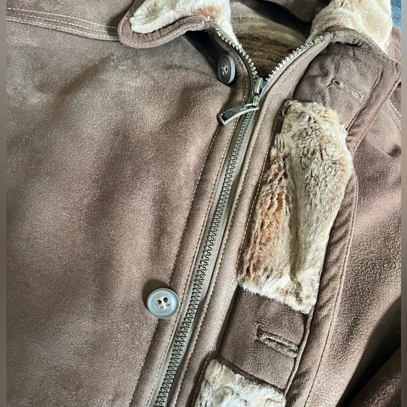 Daniel Hechter Faux Suede Coat - Picture 7 of 7